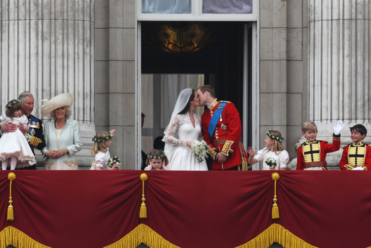 Image: BESTPIX Royal Wedding - The Newlyweds Greet Wellwishers From The Buckingham Palace Balcony